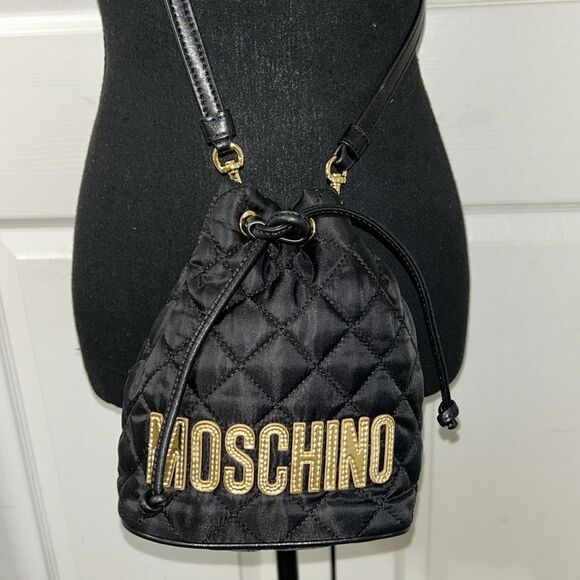 Authentic Moschino Black Nylon Crossbody Bag - Picture 14 of 14